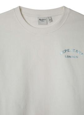 Sweatshirt Pepe Jeans Jade blanc pour fille