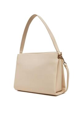 Sac à main Tommy Hilfiger Legacy Med beige pour femme