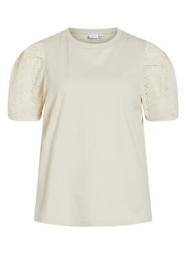T-shirt Vila Merry beige pour femme