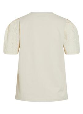 T-shirt Vila Merry beige pour femme