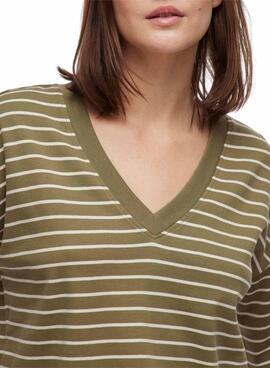T-shirt Vila Sinny verte pour femme