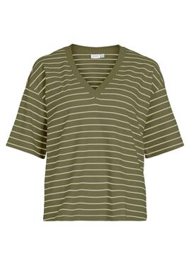 T-shirt Vila Sinny verte pour femme