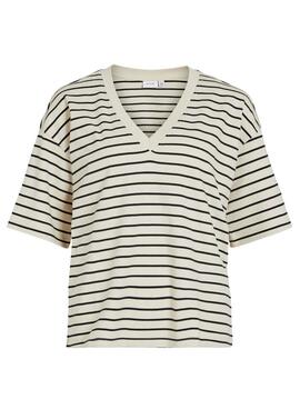 T-shirt Vila Sinny beige pour femme
