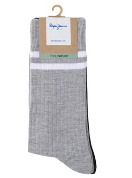Chaussettes Pepe Jeans Rib multicolores pour homme