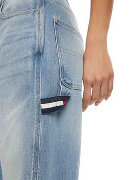 Jean Tommy Jeans Mia bleu pour femme