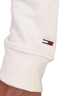 Sweatshirt Tommy Jeans DNA blanc pour homme