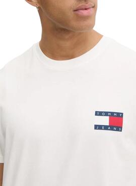 Maillot Tommy Jeans Heritage blanc pour homme