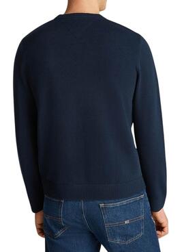 Maillot Tommy Jeans Linear marine pour homme