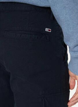 Pantalon Tommy Jeans Austin marine pour homme