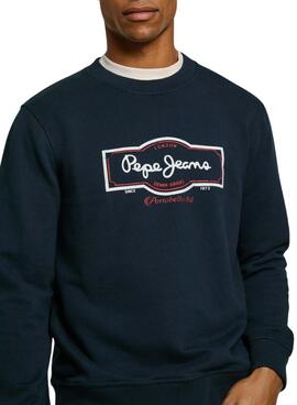 Sweatshirt Pepe Jeans Daxton marine pour homme