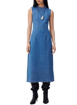 Robe en jean Vila Viwinona midi pour femme