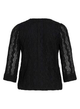 Blouse Vila Vilumena noire pour femme