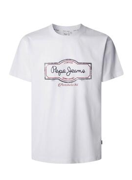 T-shirt Pepe Jeans Daxton blanc pour homme