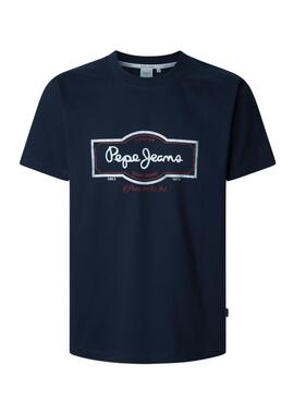 T-shirt Pepe Jeans Daxton marine pour homme
