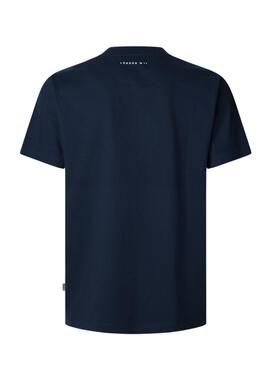 T-shirt Pepe Jeans Daxton marine pour homme