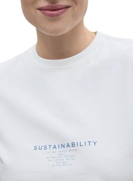 Maillot Ecoalf Salce blanc pour femme