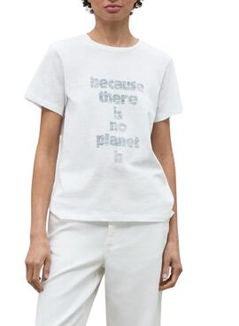 Maillot Ecoalf Galende blanc pour femme
