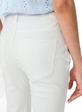 Pantalon en jean blanc Only Kenya pour femme