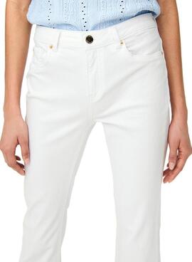 Pantalon en jean blanc Only Kenya pour femme