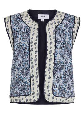 Veste Vila Delphine bleue pour femme