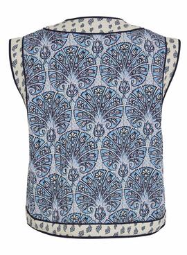 Veste Vila Delphine bleue pour femme
