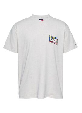 Maillot Tommy Jeans Tiger beige pour homme