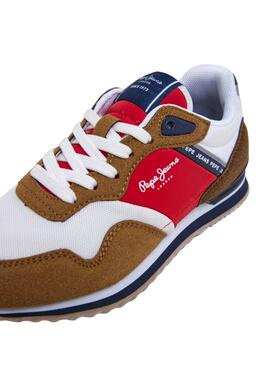 Chaussures Pepe Jeans London Life rouge pour enfant