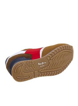 Chaussures Pepe Jeans London Life rouge pour enfant