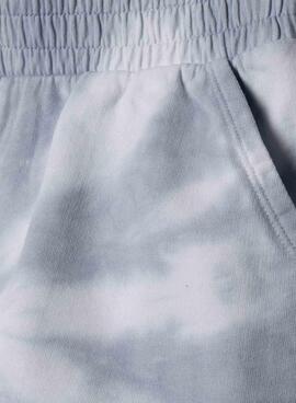 Shorts Pepe Jeans Amber bleus et blancs pour fille