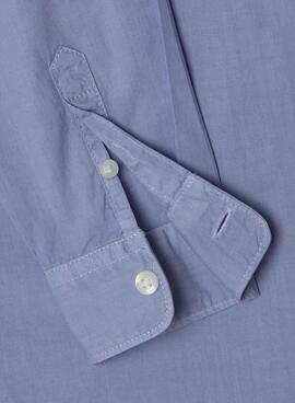 Chemise Pepe Jeans Camdem bleue pour enfant.