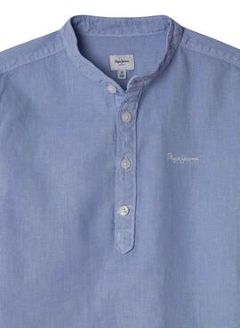 T-shirt Pepe Jeans Chamber bleue pour enfant