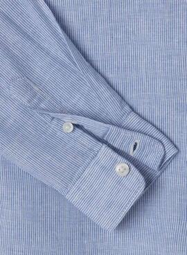 Chemise Pepe Jeans Chestley bleue pour garçon