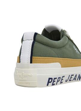 Chaussures Pepe Jeans Ben vertes pour garçon