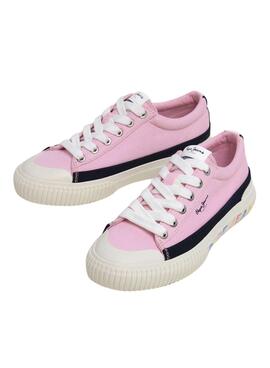 Chaussures Pepe Jeans Ben rose pour fille