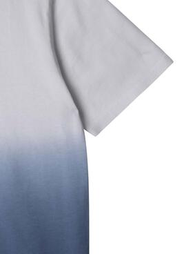 T-shirt Pepe Jeans Carter blanc et bleu pour garçon