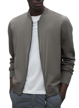 Veste Ecoalf Kobus grise pour homme