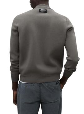 Veste Ecoalf Kobus grise pour homme