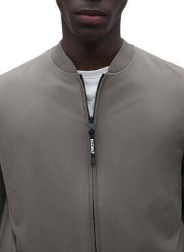 Veste Ecoalf Kobus grise pour homme