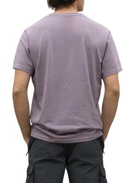 T-shirt Ecoalf Min violet pour homme