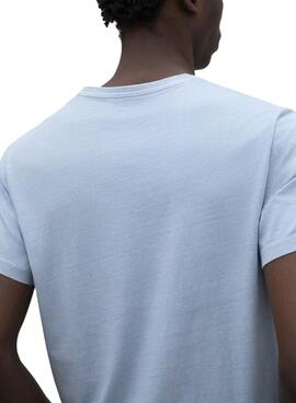 T-shirt Ecoalf Min bleue pour homme