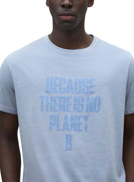 T-shirt Ecoalf Min bleue pour homme