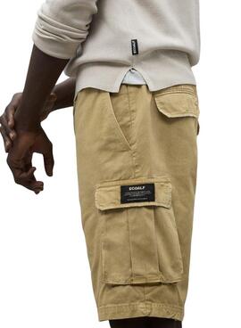 Bermudes Ecoalf Ethic Cargo jaune pour homme
