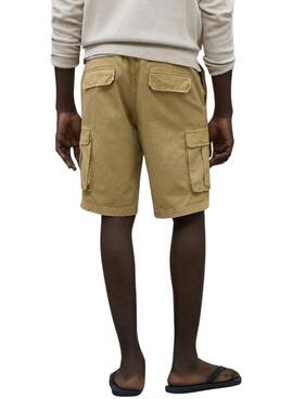 Bermudes Ecoalf Ethic Cargo jaune pour homme