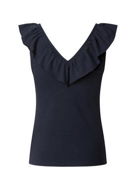 Haut Pepe Jeans Millie bleu marine pour femme