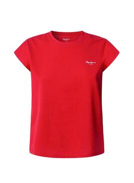T-shirt Pepe Jeans Blooma rouge pour femme