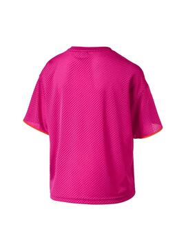 T-Shirt Puma Chase Maille Rose Femme