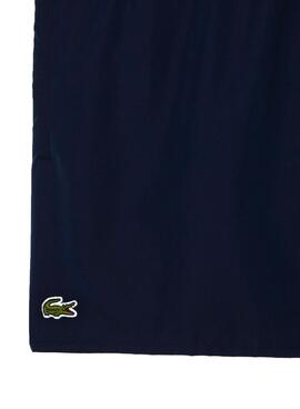 Maillot de bain Lacoste séchage rapide bleu marine pour homme