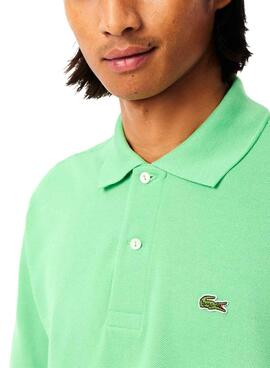 Polo Lacoste Piqué L.12.12 vert pour homme