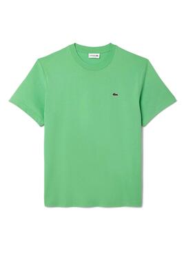 T-shirt Lacoste logo vert pour homme