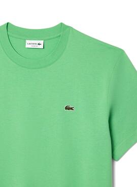 T-shirt Lacoste logo vert pour homme